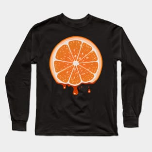 orange Slice fruit Long Sleeve T-Shirt